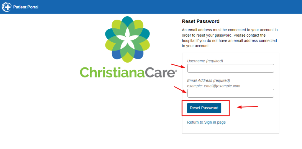 Christiana Care Patient Portal