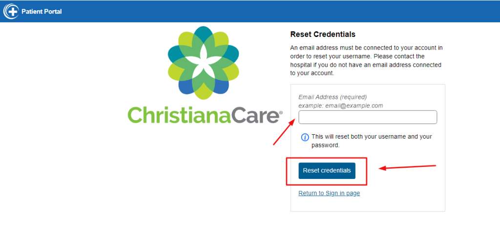 Christiana Care Patient Portal